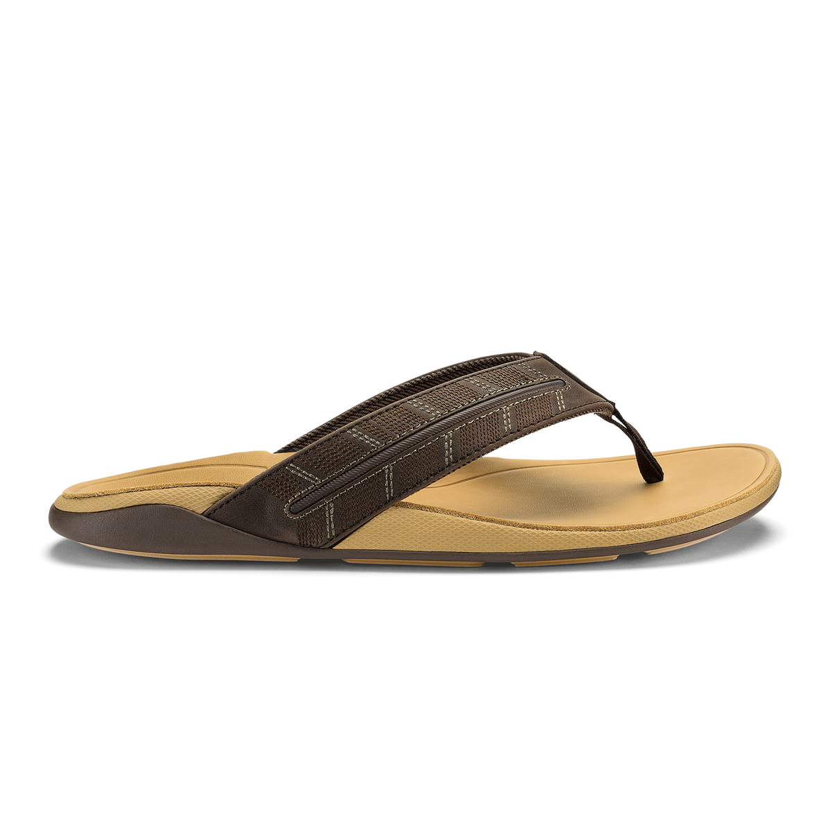 OluKai | Tuahine Palm - Dk Java / Golden Sand