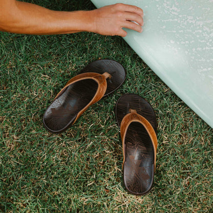 OluKai | Hikianalia - Tan / Dark Java