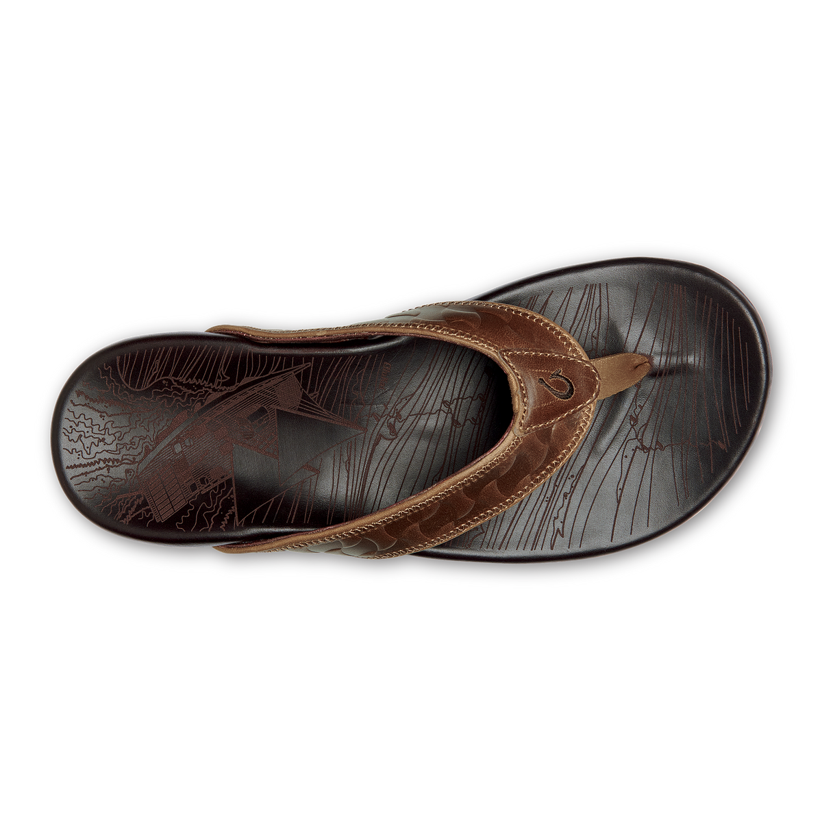 OluKai | Hikianalia - Tan / Dark Java