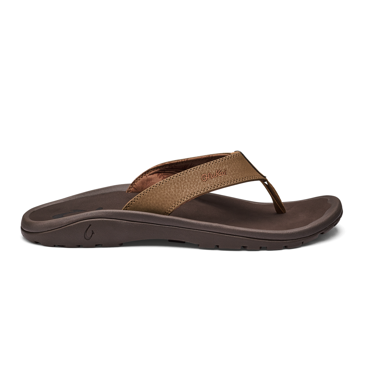 OluKai | ‘Ohana Men's Best Selling Beach Sandals - Tan / Dark Java