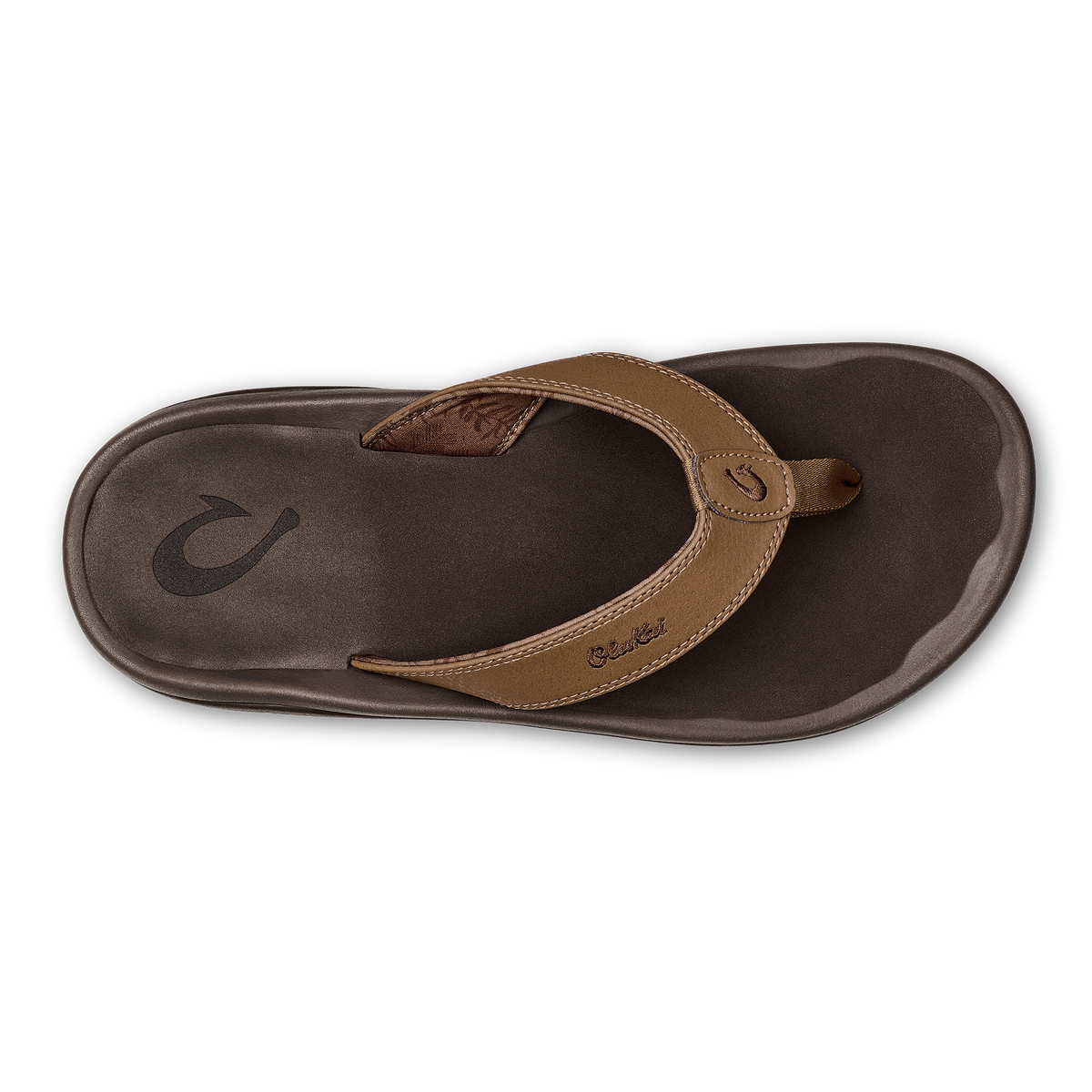OluKai | ‘Ohana Men's Best Selling Beach Sandals - Tan / Dark Java