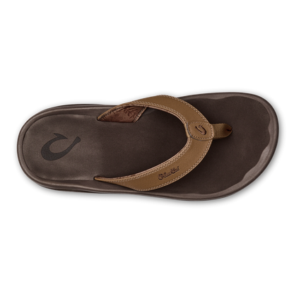 OluKai | ‘Ohana Men's Best Selling Beach Sandals - Tan / Dark Java