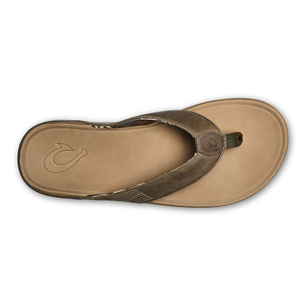 OluKai | Tuahine Men's Waterproof Leather Beach Sandals - Hunter
