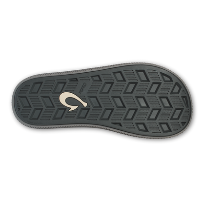 OluKai | Ulele Men's Beach Sandals - Blue Depth / Charcoal