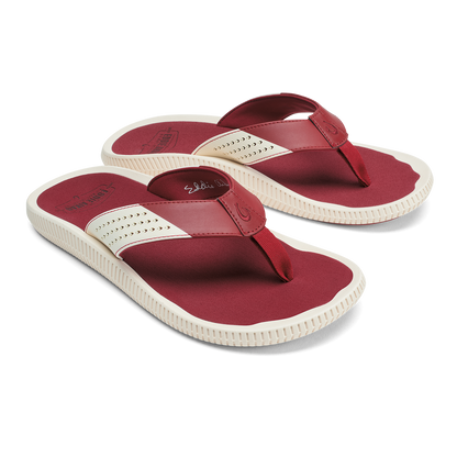 OluKai | Ulele - Off White / Deep Red