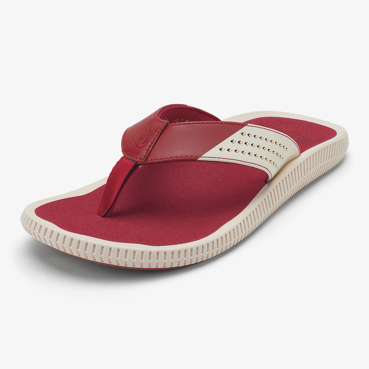OluKai | Ulele - Off White / Deep Red