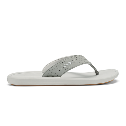 OluKai | Ki‘i Men’s Water Ready Beach Sandals - Ash / Sterling