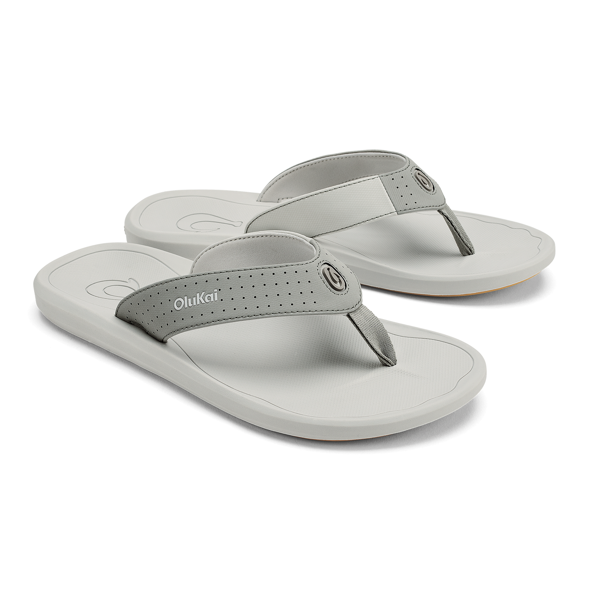 OluKai | Ki‘i Men’s Water Ready Beach Sandals - Ash / Sterling