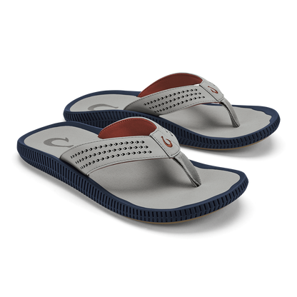 OluKai | Ulele Men's Beach Sandals - Ash