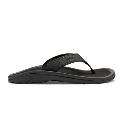 OluKai | ‘Ohana Men's Best Selling Beach Sandals - Black