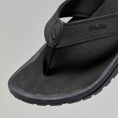 OluKai | ‘Ohana Men's Best Selling Beach Sandals - Black