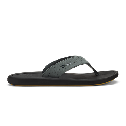 OluKai | Ki‘i Men’s Water Ready Beach Sandals - Rock / Lava Rock