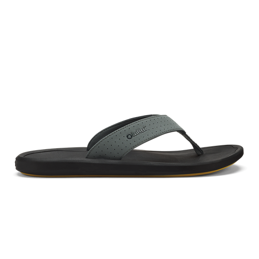 OluKai | Ki‘i Men’s Water Ready Beach Sandals - Rock / Lava Rock