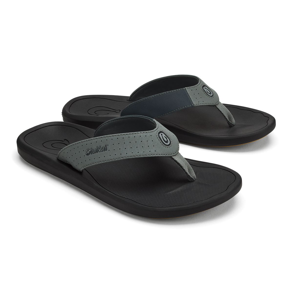 OluKai | Ki‘i Men’s Water Ready Beach Sandals - Rock / Lava Rock