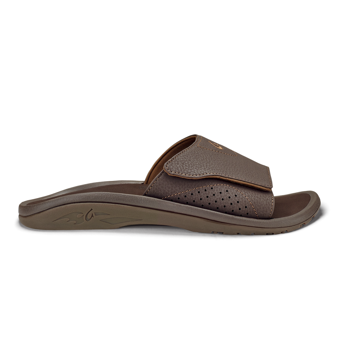 OluKai | Nalu Slide Men's Beach Slide Sandals - Dark Java