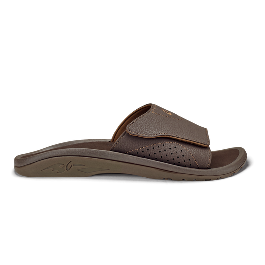 OluKai | Nalu Slide Men's Beach Slide Sandals - Dark Java