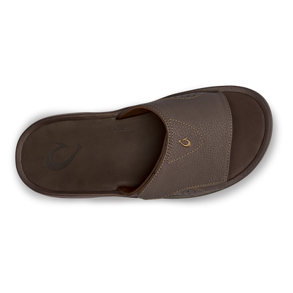 OluKai | Nalu Slide Men's Beach Slide Sandals - Dark Java