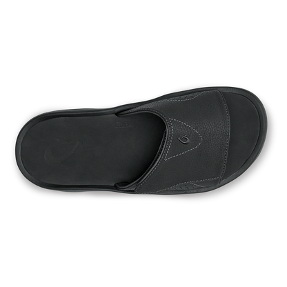OluKai | Nalu Slide Men's Beach Slide Sandals - Black