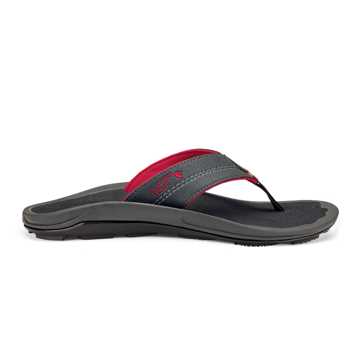 OluKai | Kīpī Men’s Comfortable Beach Sandals - Dark Shadow