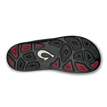 OluKai | Kīpī Men’s Comfortable Beach Sandals - Dark Shadow