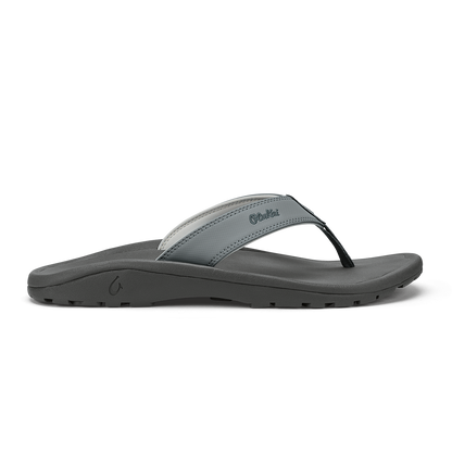 OluKai | ‘Ohana Men's Best Selling Beach Sandals - Ash / Rock