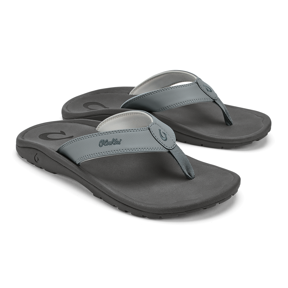OluKai | ‘Ohana Men's Best Selling Beach Sandals - Ash / Rock