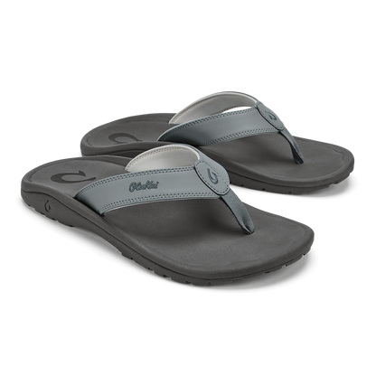 OluKai | ‘Ohana Men's Best Selling Beach Sandals - Ash / Rock