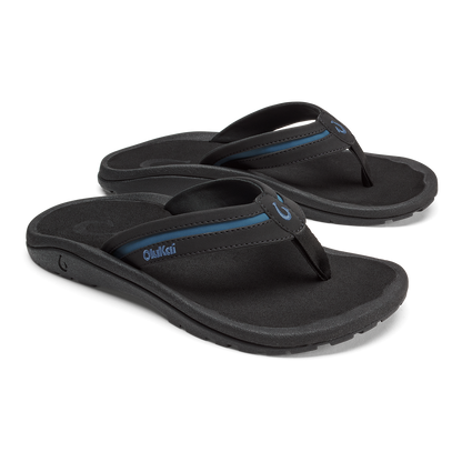 OluKai | ʻOhana Pālua - Black / Slate Blue