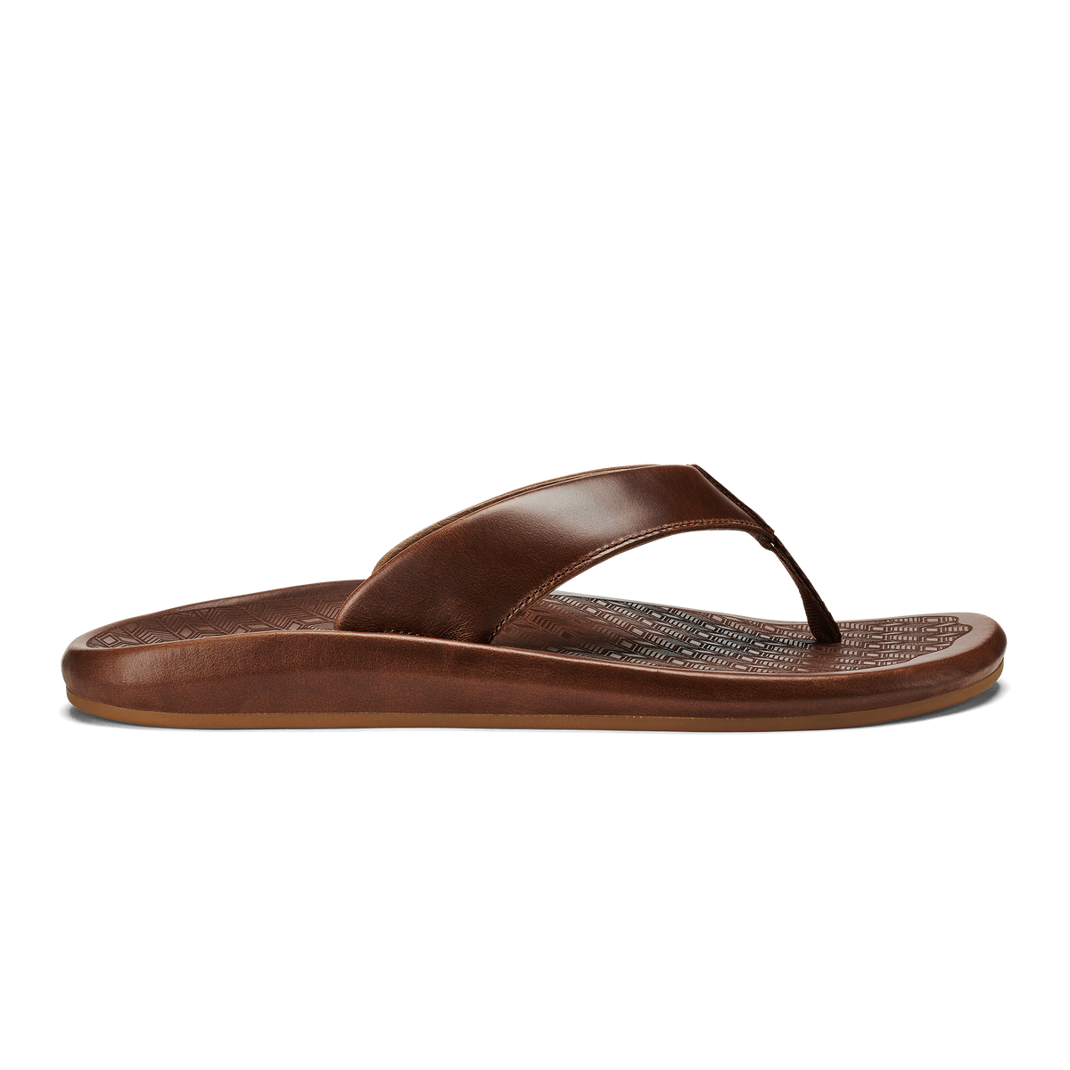 OluKai | ‘Ilikai Men‘s Leather Sandals - Toffee