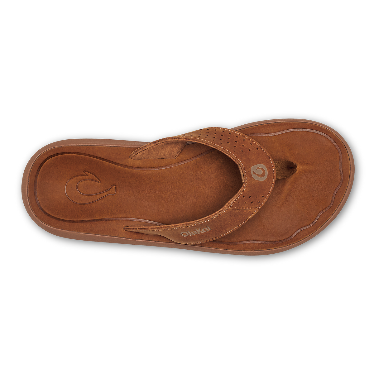 OluKai | Pili Men’s Waterproof Leather Sandals - Fox