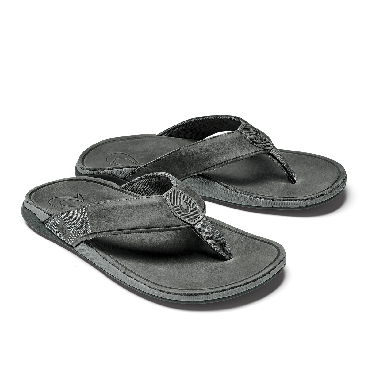 OluKai | Tuahine Men's Waterproof Leather Beach Sandals - Lagoon