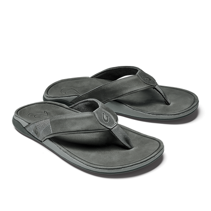 OluKai | Tuahine Men's Waterproof Leather Beach Sandals - Lagoon
