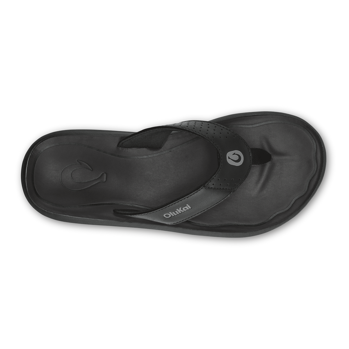 OluKai | Pili Men’s Waterproof Leather Sandals - Lava Rock