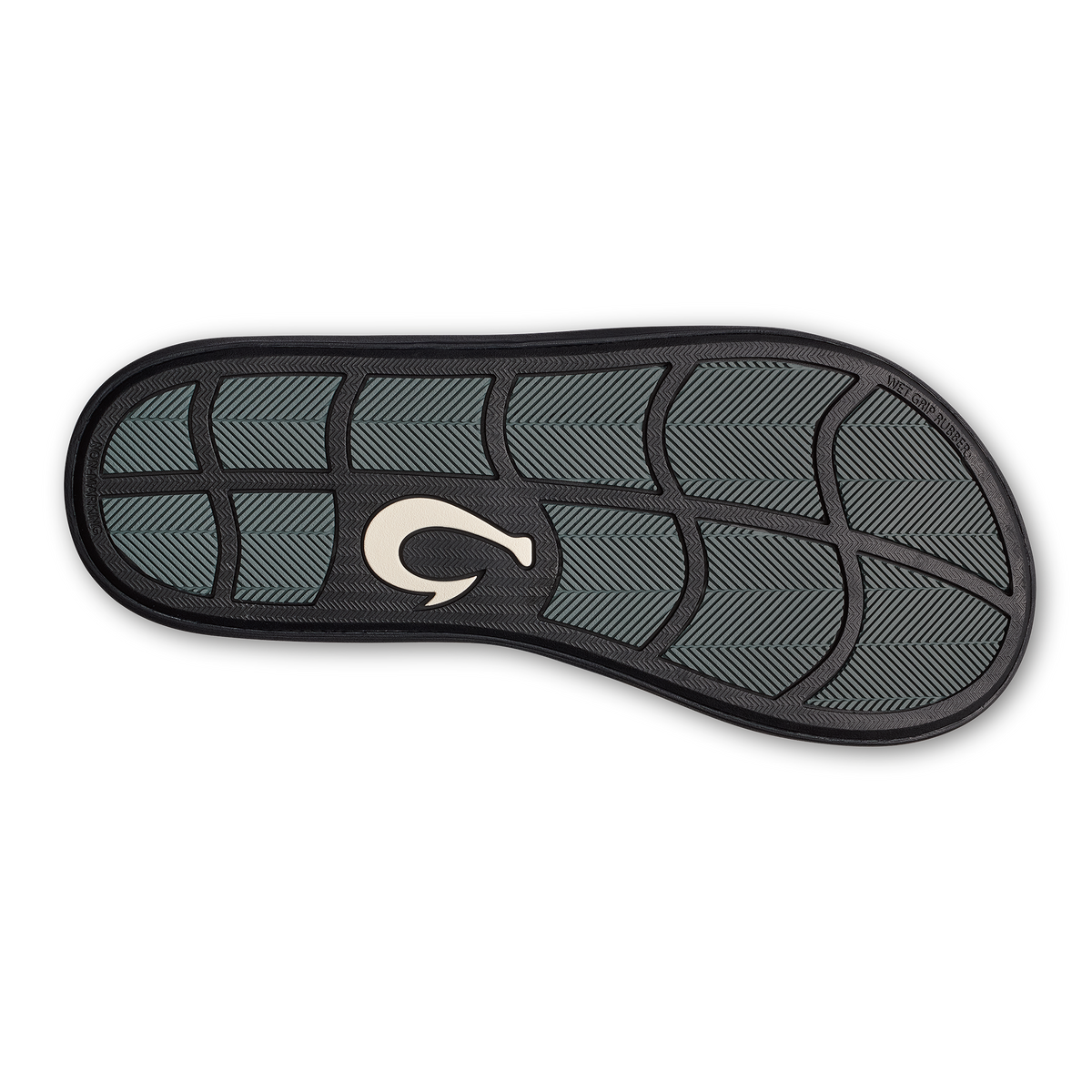 OluKai | Pili Men’s Waterproof Leather Sandals - Lava Rock
