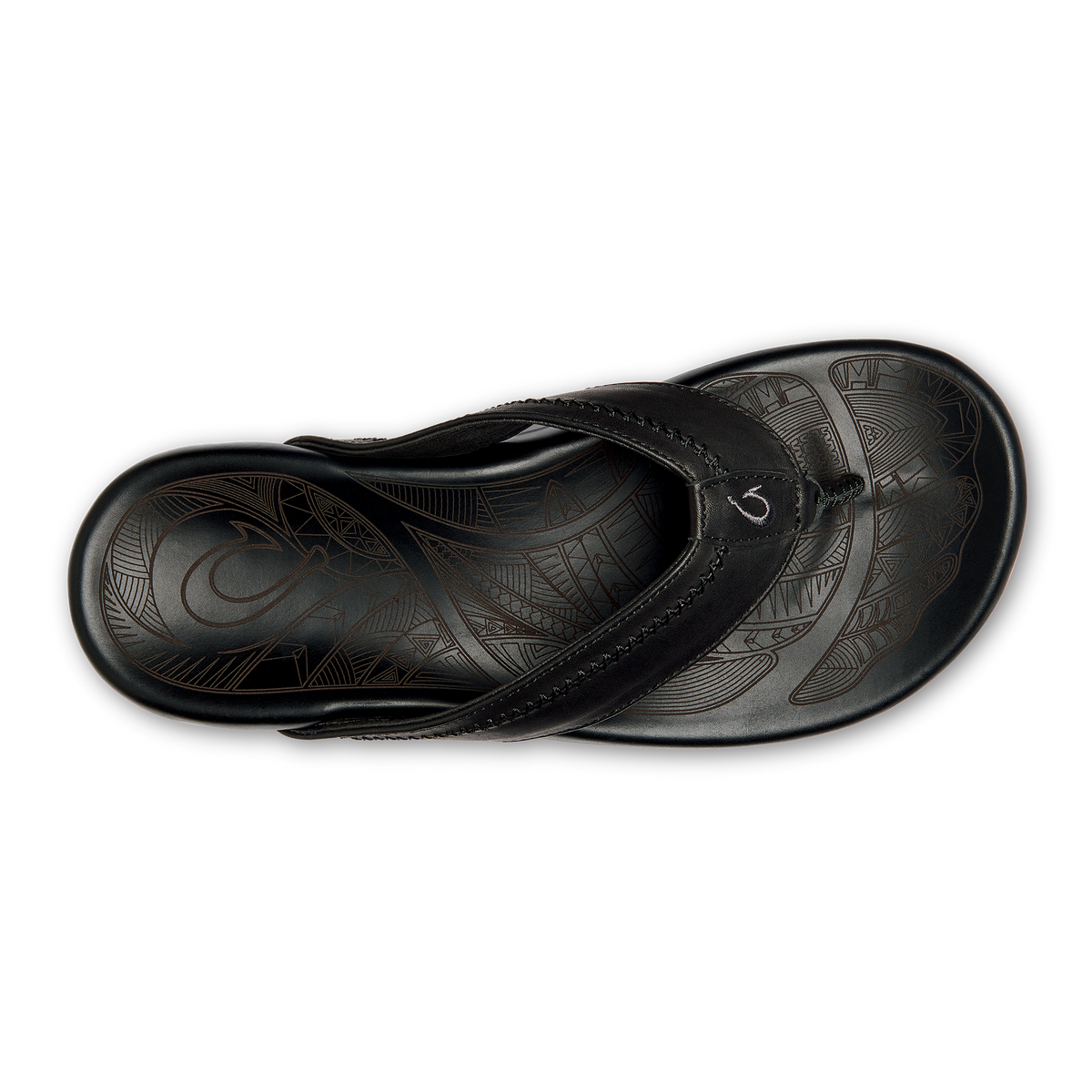 OluKai | Hiapo - Lava Rock Men’s Leather Beach Sandals