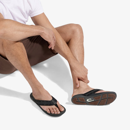 OluKai | Tuahine Palm - Lava Rock / Dk Shadow