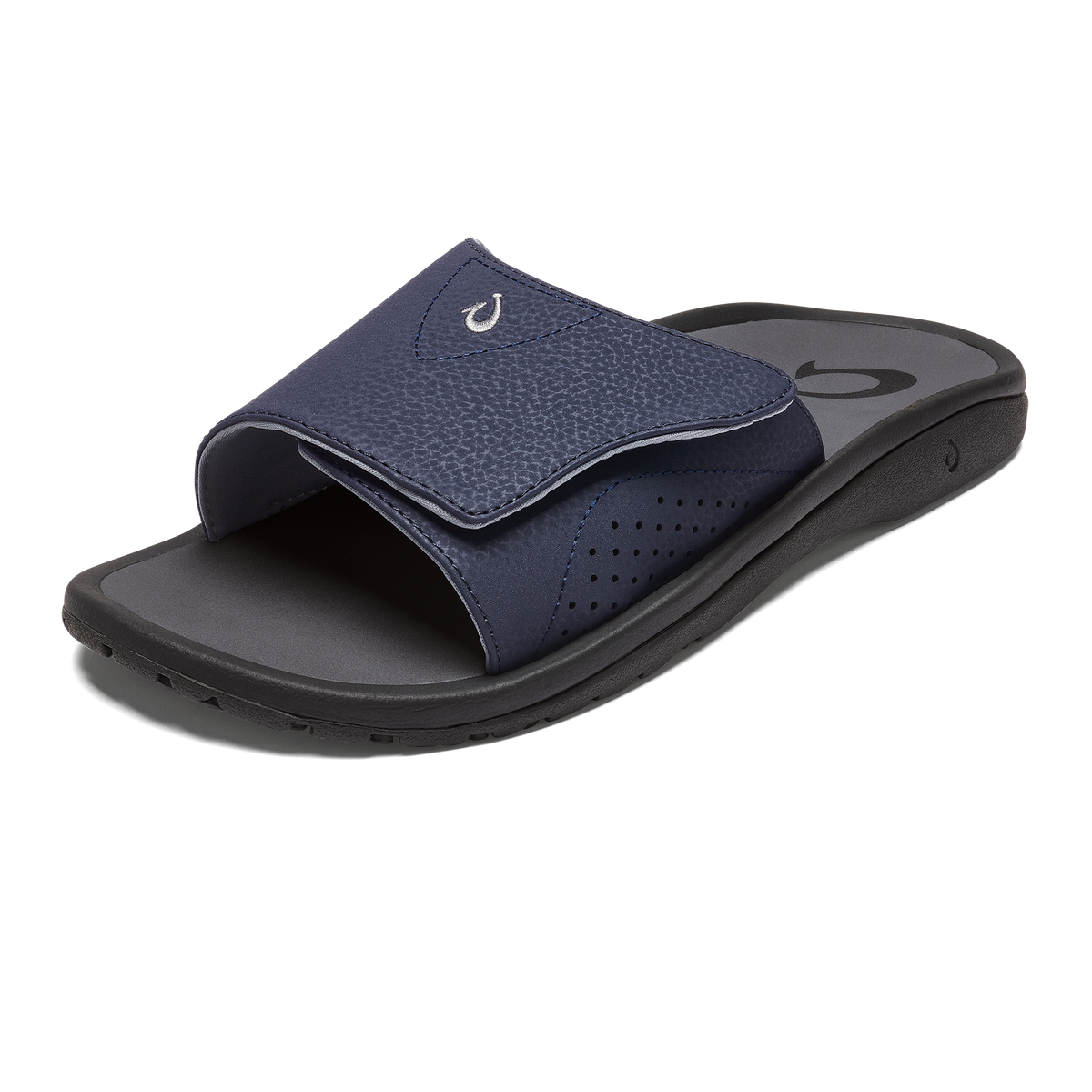 OluKai | OluKai Nalu Slide - Trench Blue / Charcoal | Men's Sandals