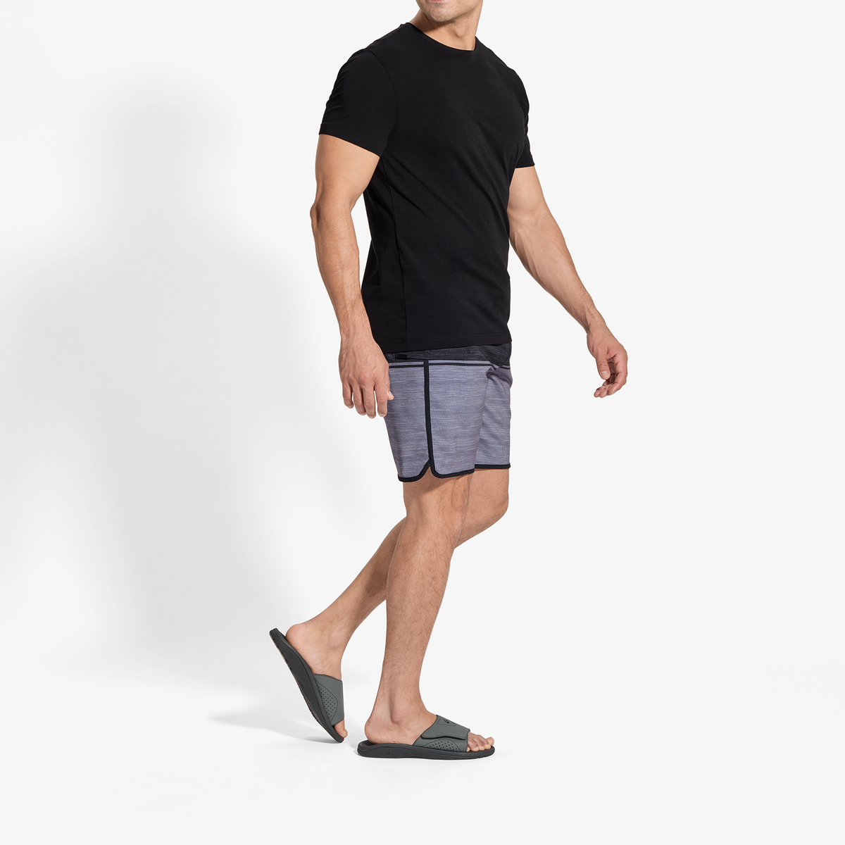 OluKai | Nalu Slide - Rock / Black