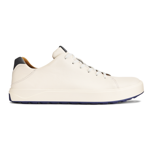 OluKai | Wai‘alae Men’s Waterproof Leather Golf Shoes - White