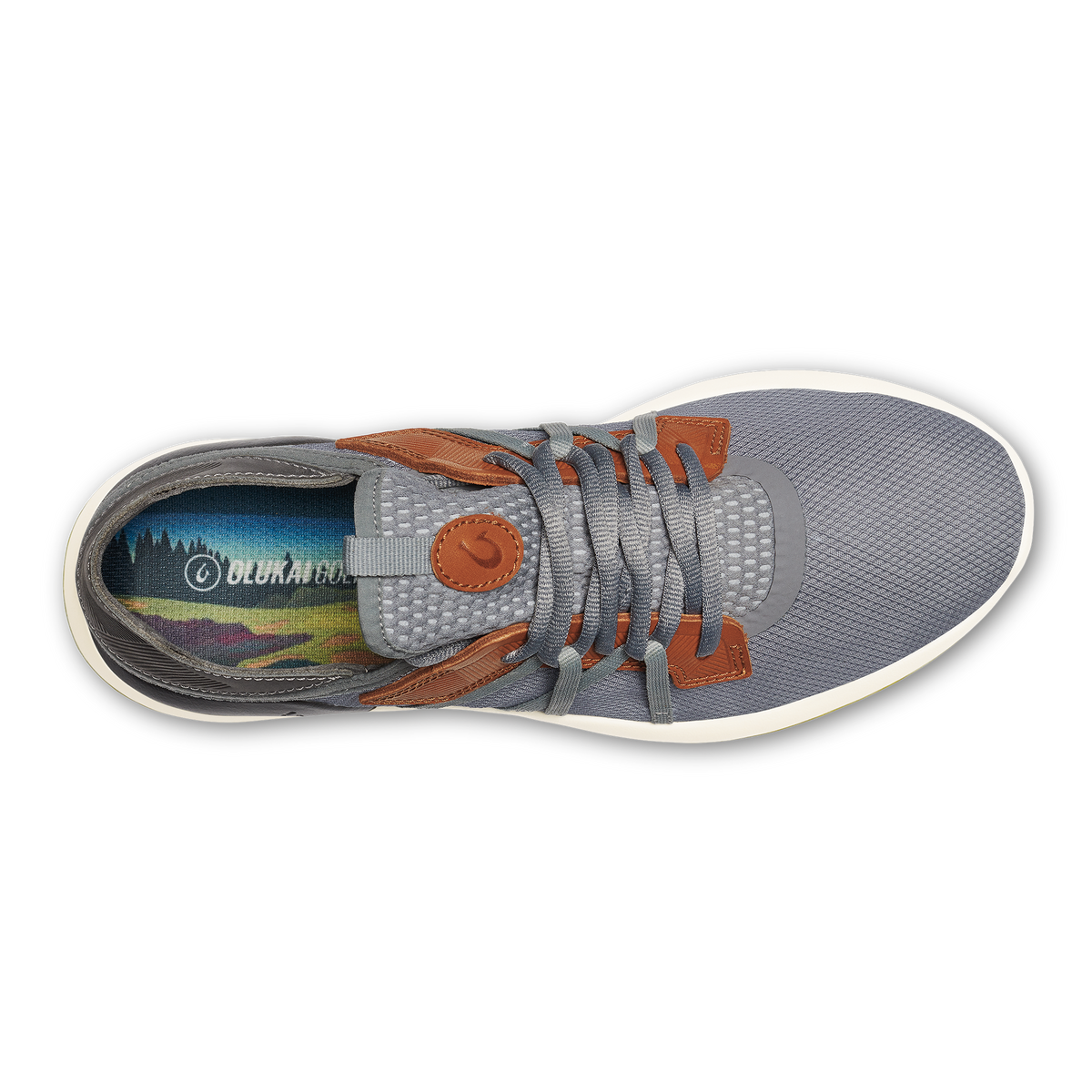 OluKai | Manele Men’s Breathable Golf Shoes - Poi / Charcoal