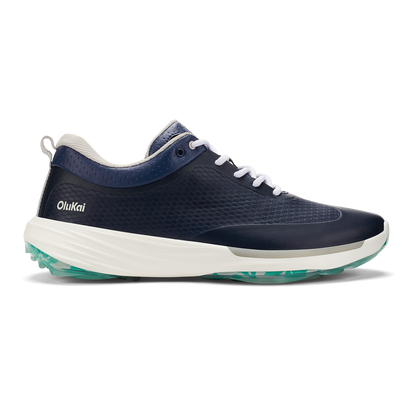 OluKai | Mākena Men’s Waterproof Golf Shoes - Mood Indigo