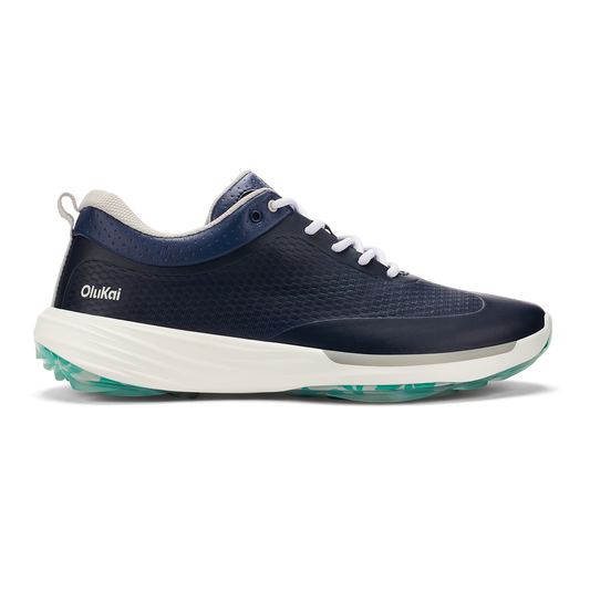 OluKai | Mākena Men’s Waterproof Golf Shoes - Mood Indigo