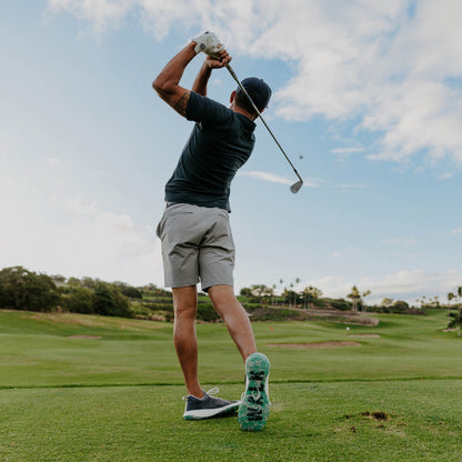 OluKai | Mākena Men’s Waterproof Golf Shoes - Mood Indigo