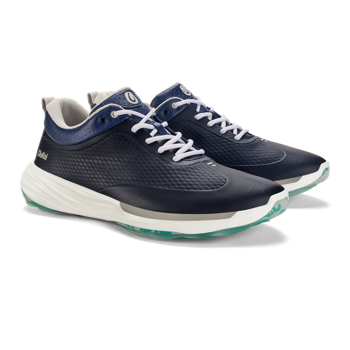 OluKai | Mākena Men’s Waterproof Golf Shoes - Mood Indigo