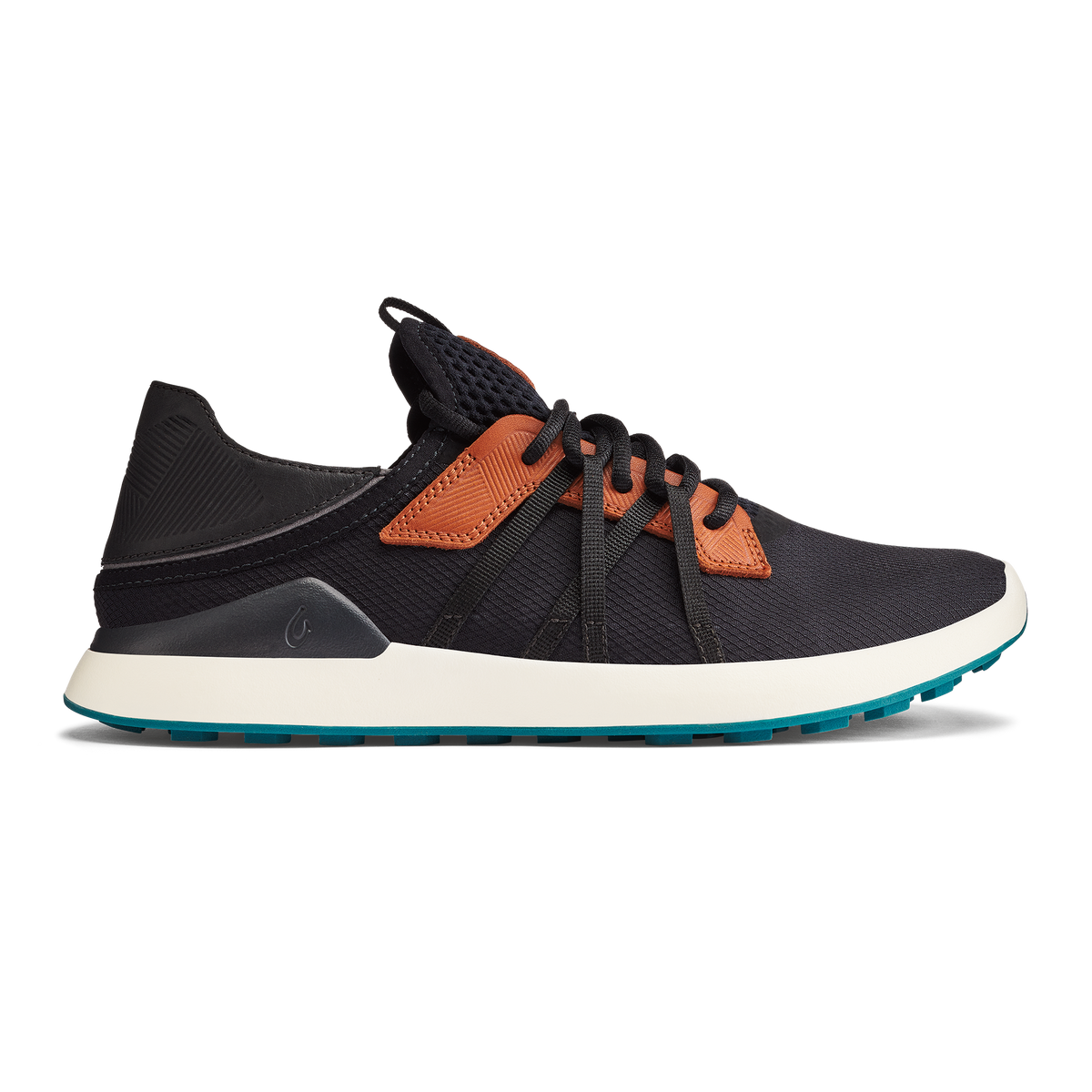 OluKai | Manele Men’s Breathable Golf Shoes - Black / Dark Shadow