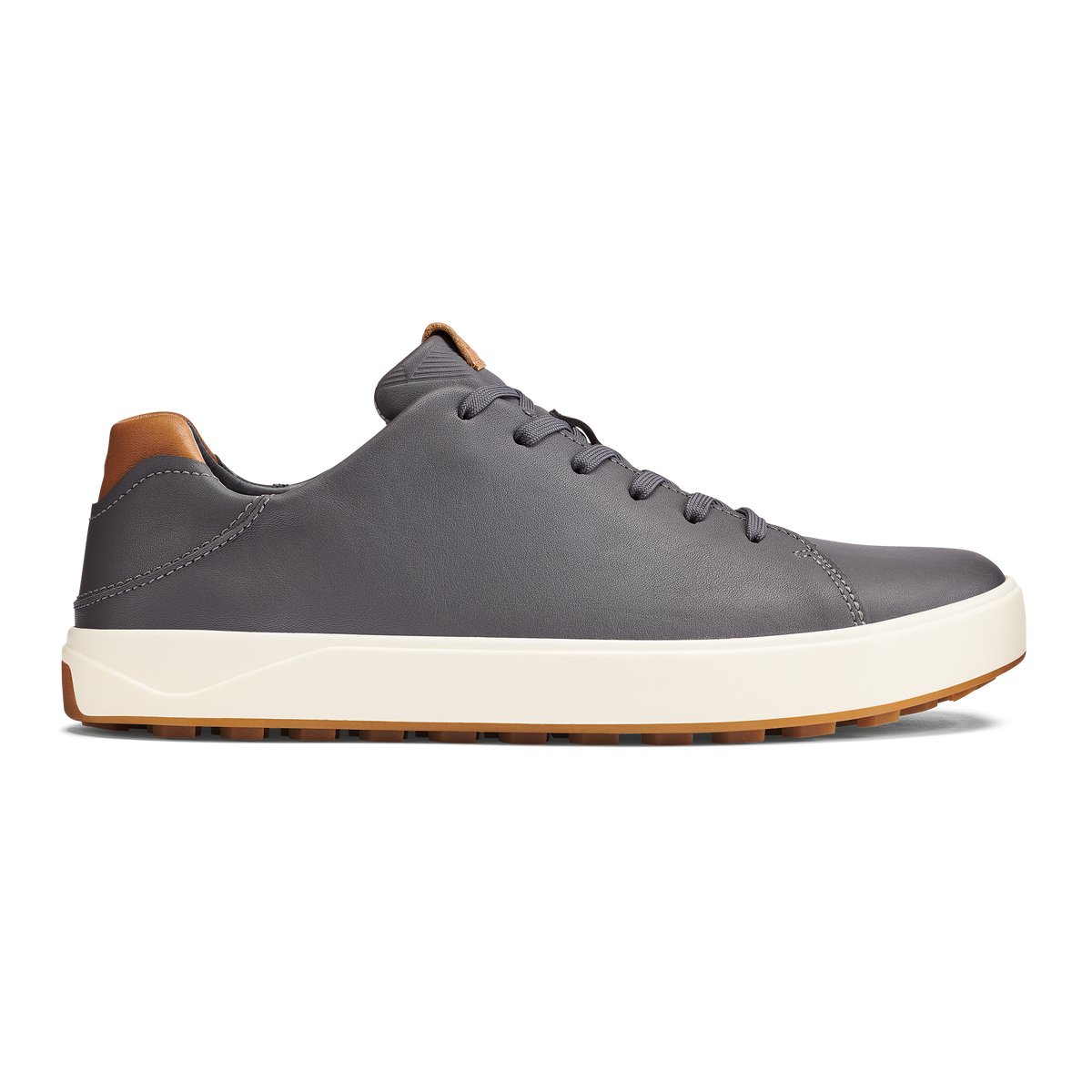 OluKai | Wai‘alae Men’s Waterproof Leather Golf Shoes - Stone