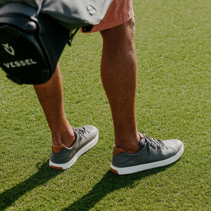 OluKai | Wai‘alae Men’s Waterproof Leather Golf Shoes - Stone