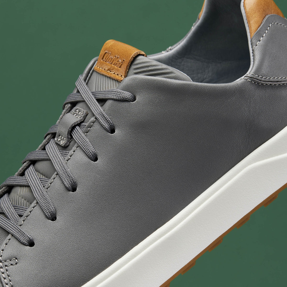OluKai | Wai‘alae Men’s Waterproof Leather Golf Shoes - Stone
