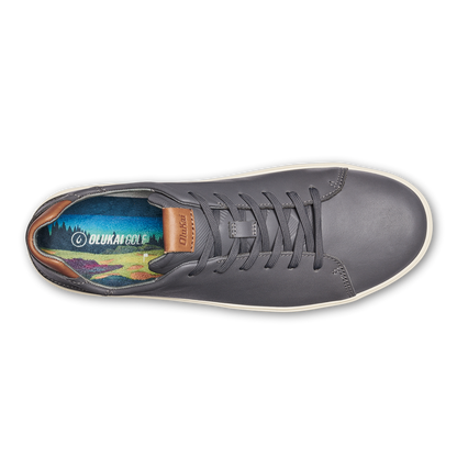 OluKai | Wai‘alae Men’s Waterproof Leather Golf Shoes - Stone