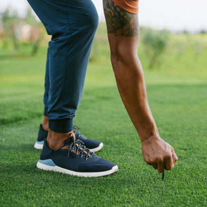 OluKai | OluKai Kā‘anapali Men’s Golf Shoe - Trench Blue / Sea Ice